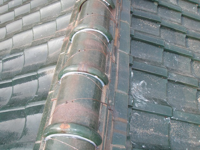 棟瓦の積み直し工事もおまかせください